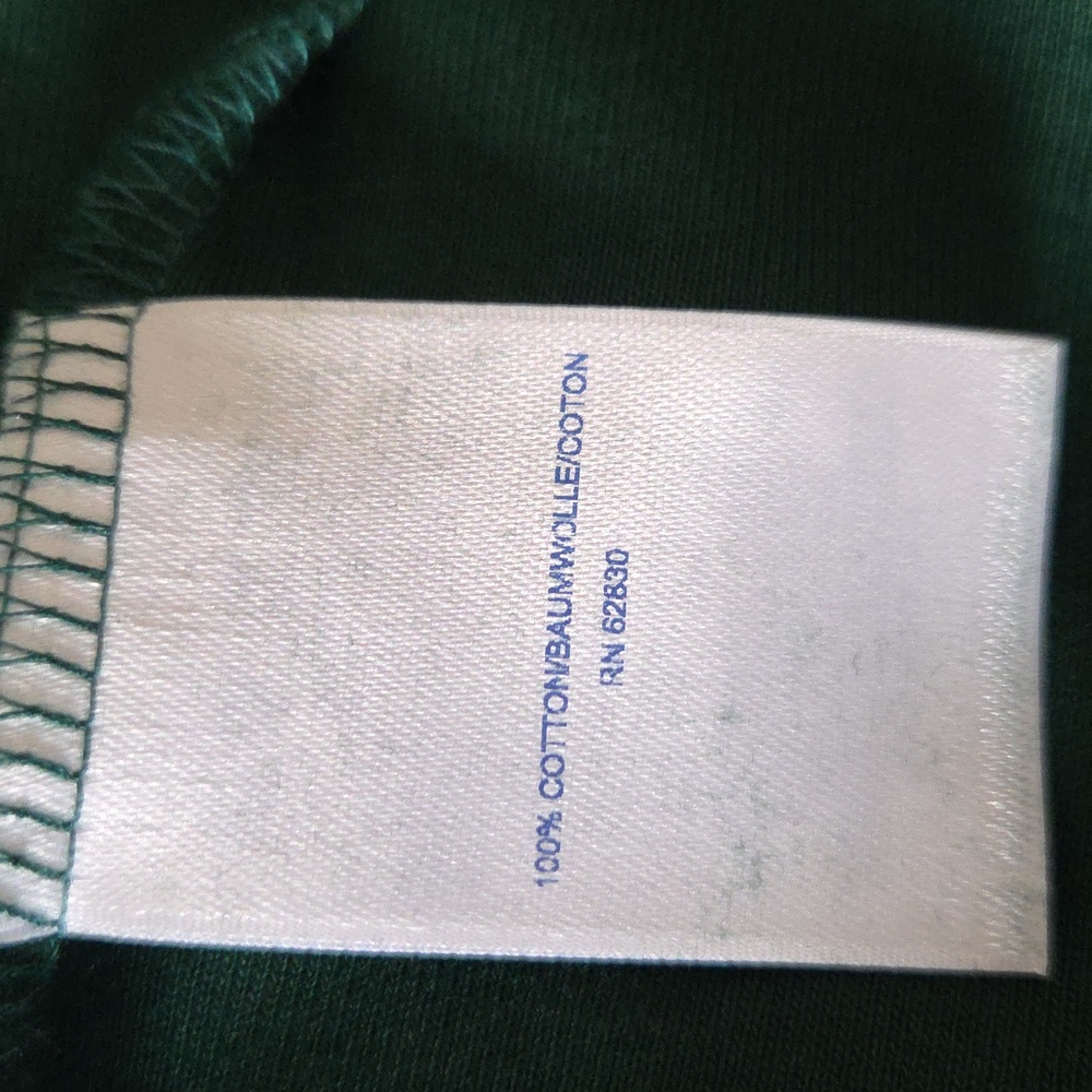 Lands' End Green V-Neck T-shirt Size M - Picture 6 of 7
